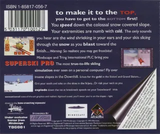 Super Ski Pro Original Install dos
