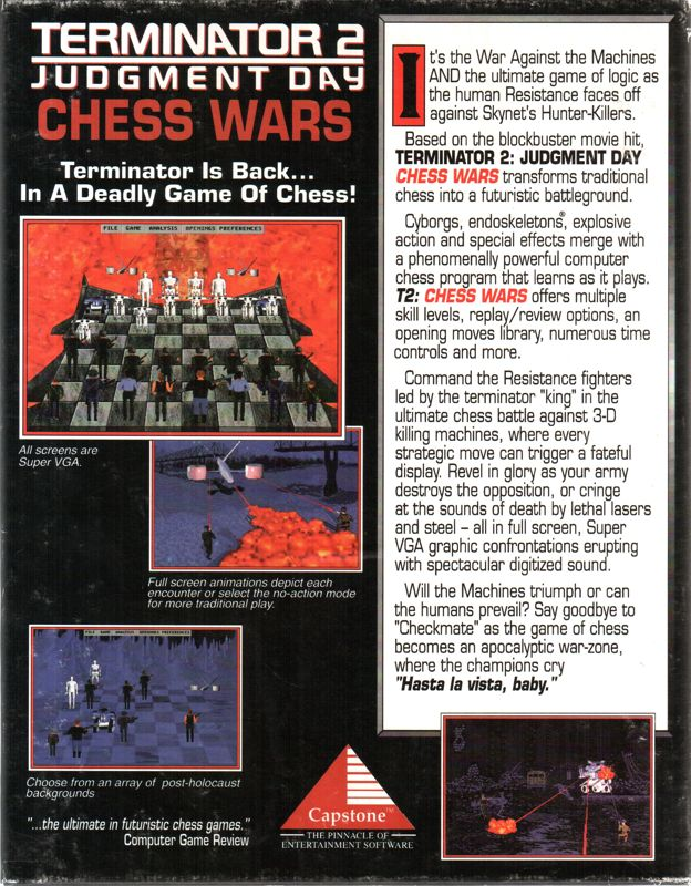 Terminator 2 : Judgement Day - Chess Wars dos