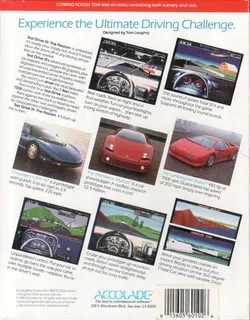 Test Drive III The Passion Road And Car 1 Disk dos