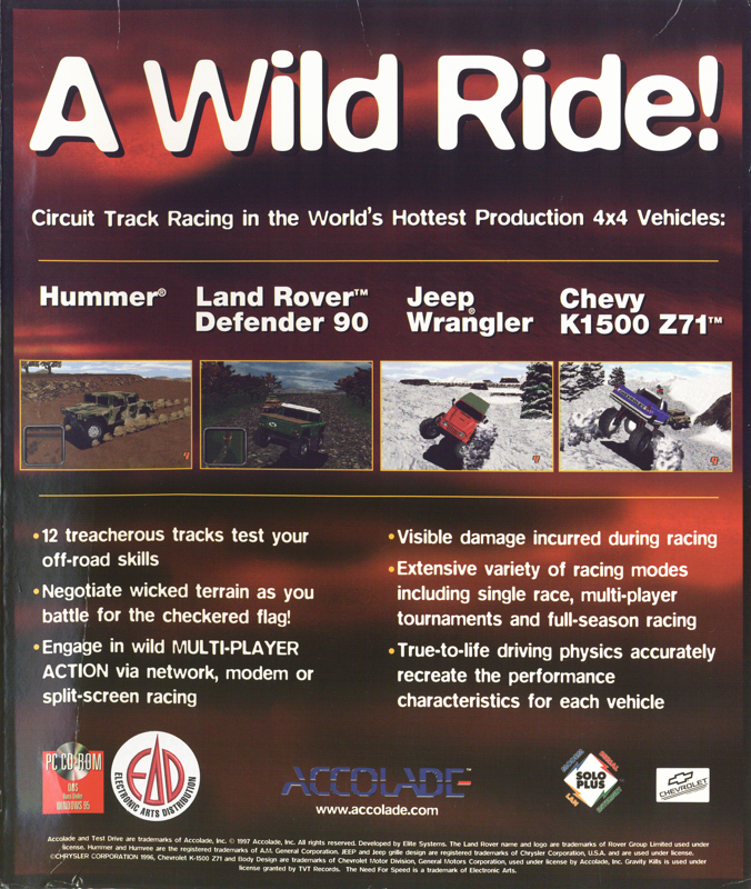 Test Drive : Off-Road dos