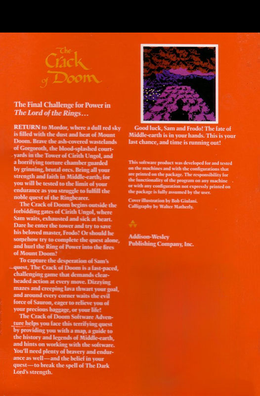 The Crack of Doom dos