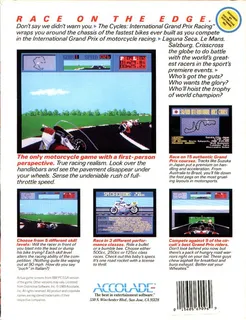 The Cycles International Grand Prix Racing dos