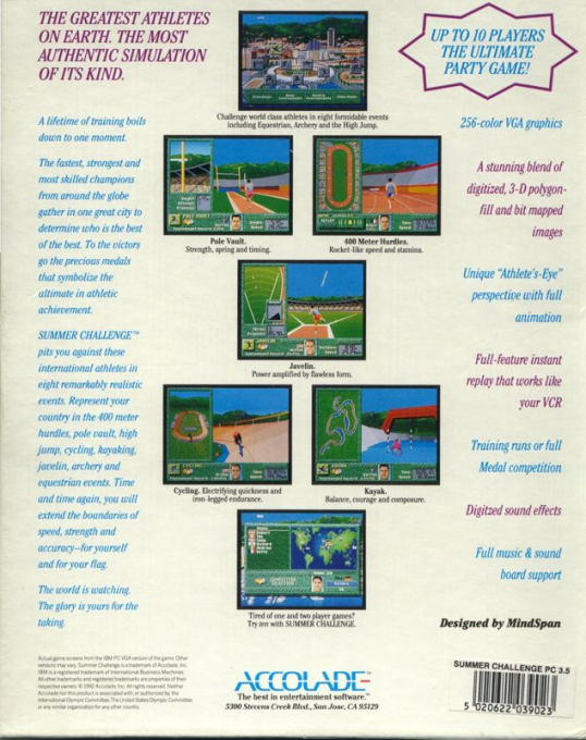 The Games : Summer Challenge - Dos