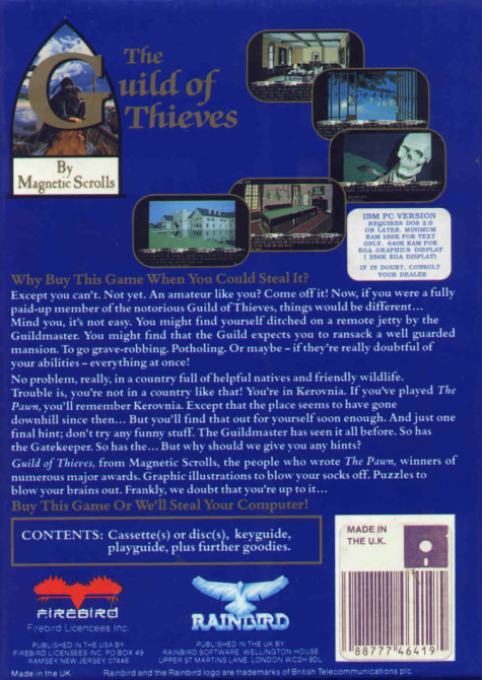 The Guild of Thieves dos