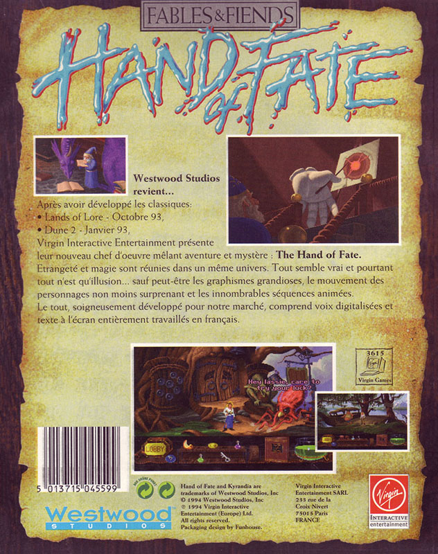 The Hand of Fate dos