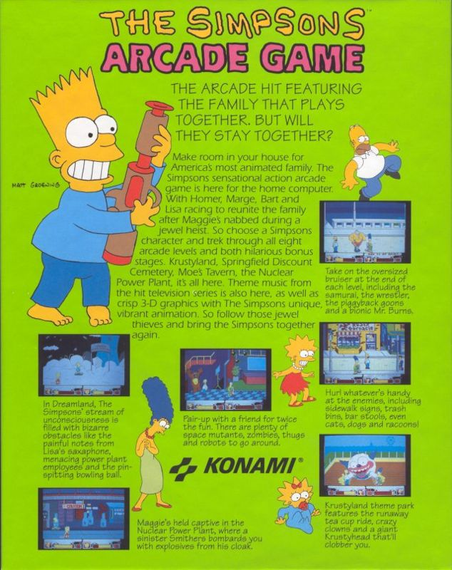 The Simpsons Arcade Game dos
