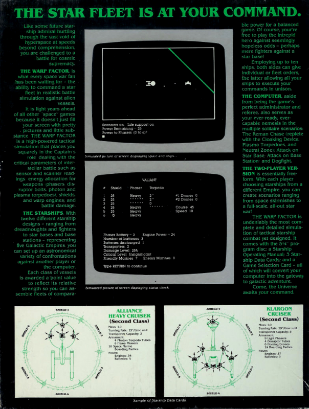 The Warp Factor - Dos