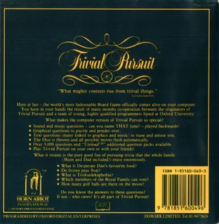 Trivial Pursuit dos