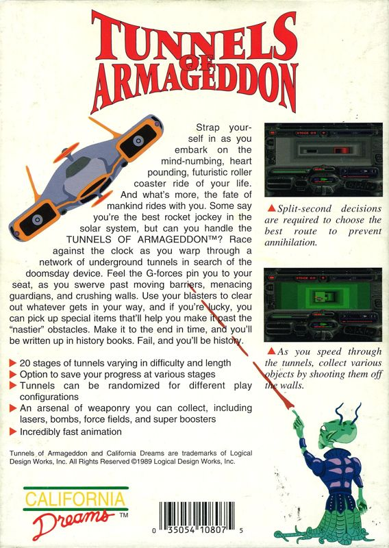 Tunnels of Armageddon dos