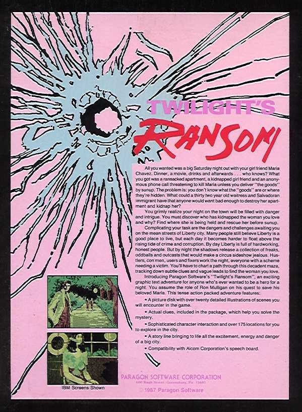 Twilight's Ransom dos