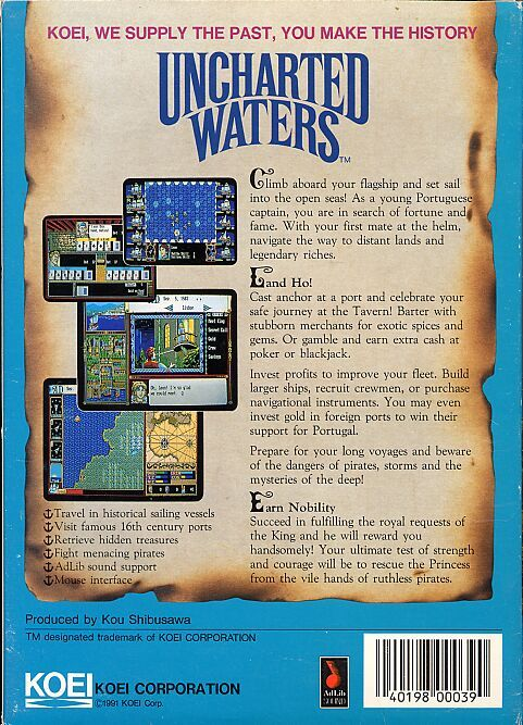 Uncharted Waters - Dos
