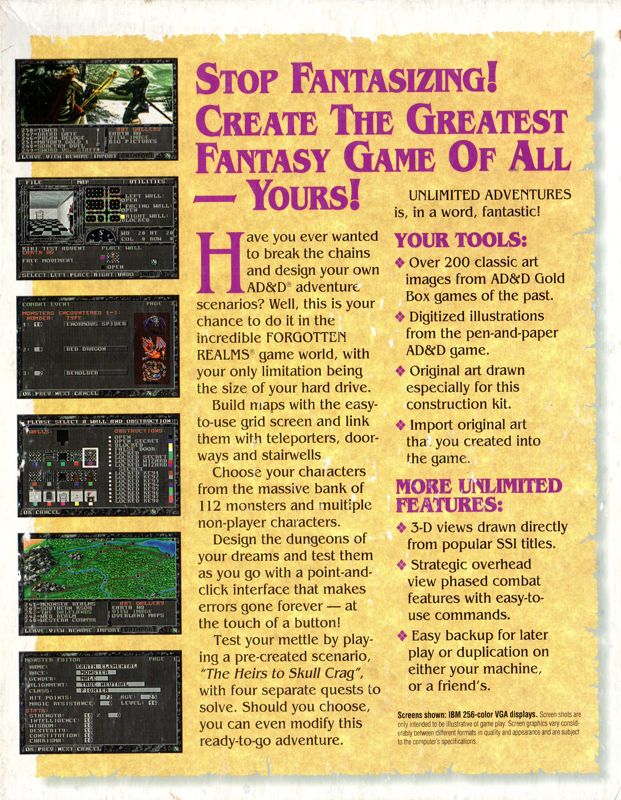 Unlimited Adventures dos