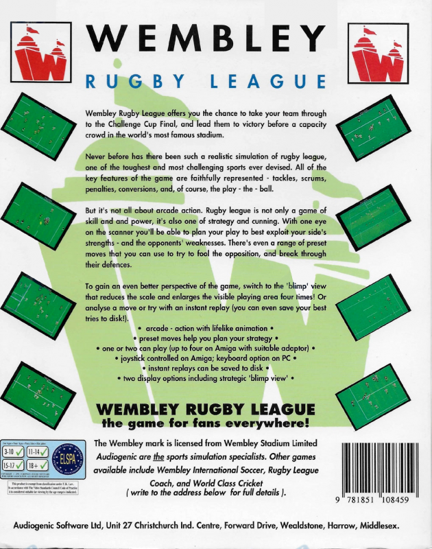 Wembley Rugby League dos