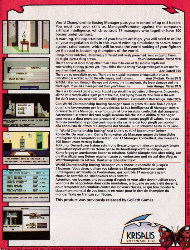 World Championship Boxing Manager dos