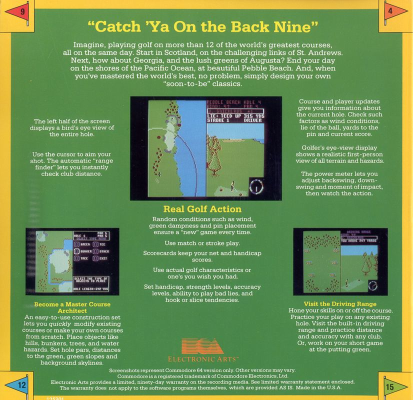 World Tour Golf - Dos