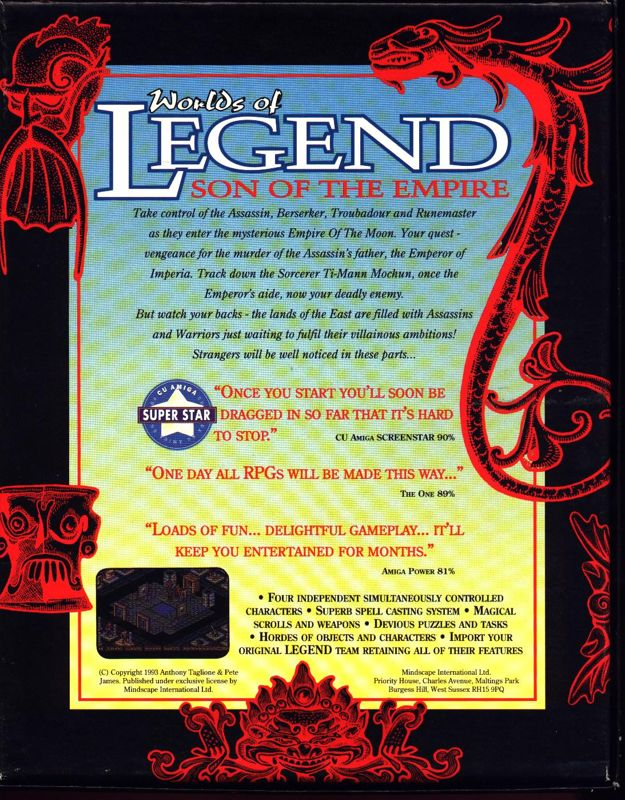 Worlds Of Legend - Son Of The Empire dos