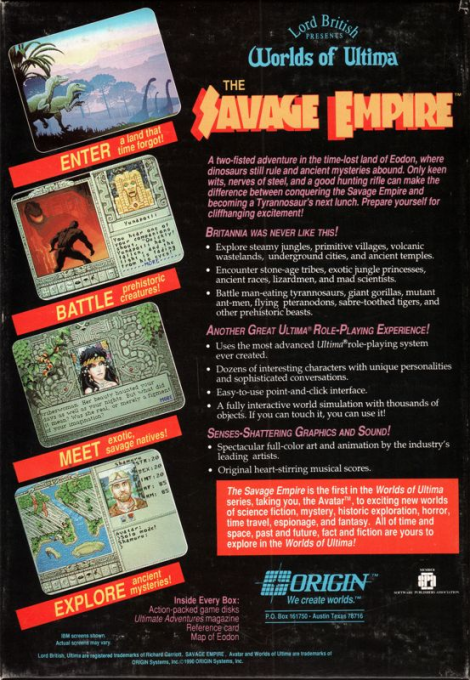 Worlds of Ultima : The Savage Empire dos