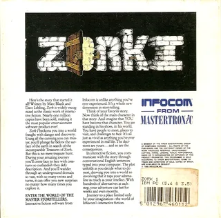 Zork The Unndiscovered Underground dos