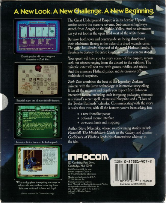 Zork Zero : The Revenge of Megaboz dos