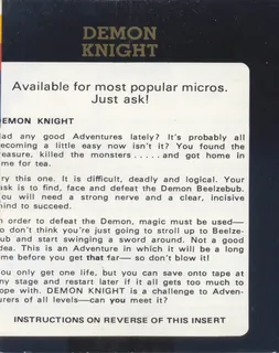 Demon Knight dos