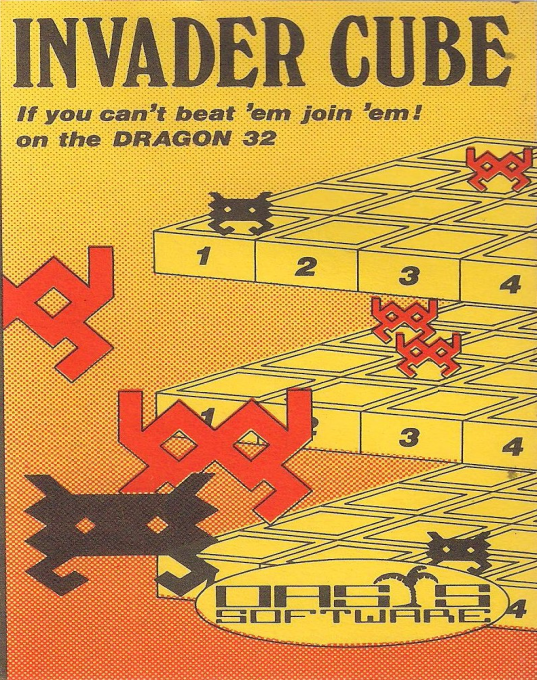 Invader Cube - 3d Oxo