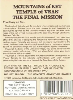 The Ket Trilogy dos