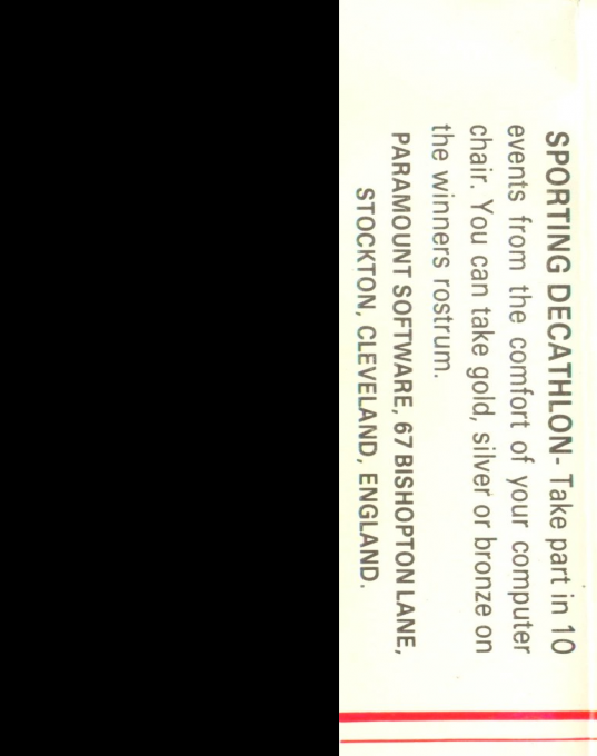 Sporting Decathlon - Dos