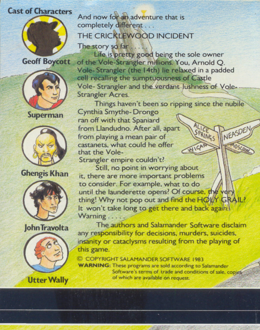 The Cricklewood Incident - Dos