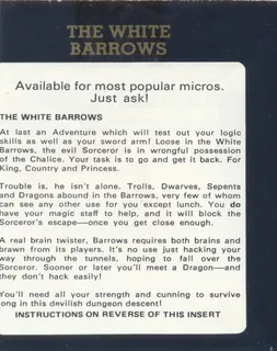 The White Barrows dos