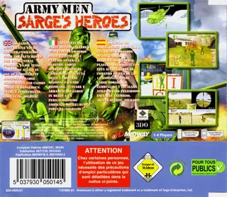 Army Men : Sarge's Heroes dos