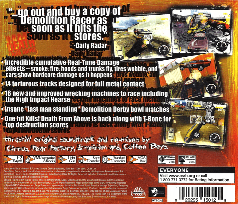 Demolition Racer : No Exit - Dos