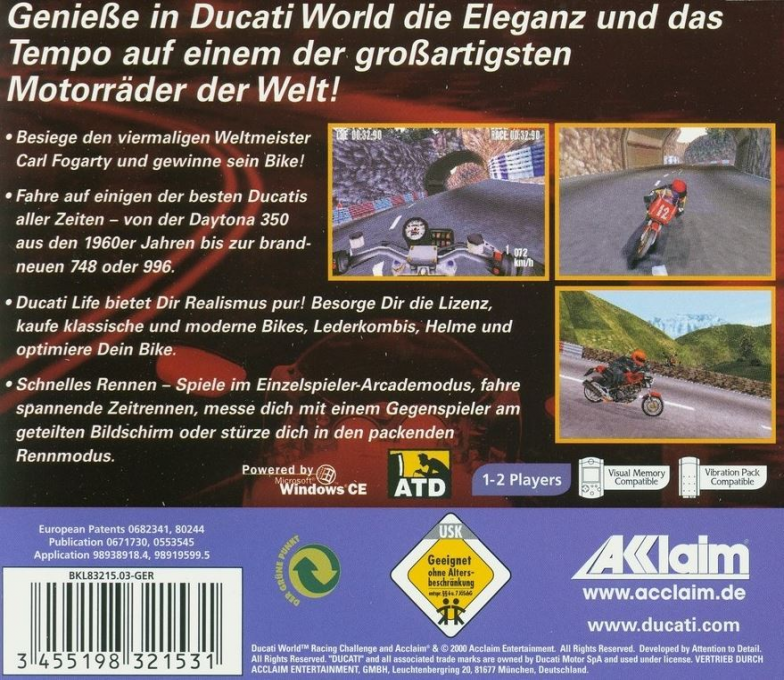 Ducati World Racing Challenge - Dos