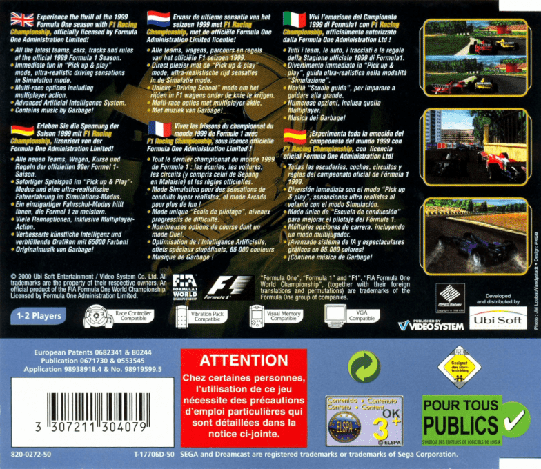 F1 Racing Championship - Dos