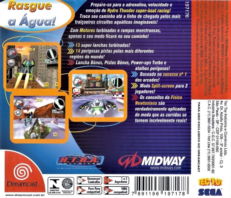 Hydro Thunder - Dos