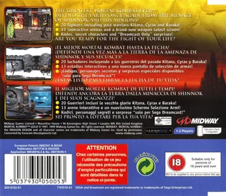 Mortal Kombat Gold dos