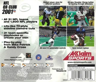 NFL QB Club 2001 dos