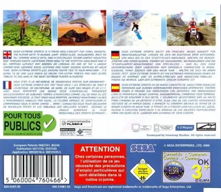 Sega Extreme Sports dos