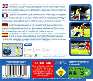 Sega Worldwide Soccer 2000 - Euro Edition dos