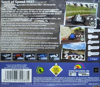 Spirit of Speed 1937 dos