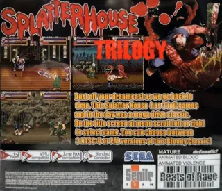 Splatterhouse Trilogy dos