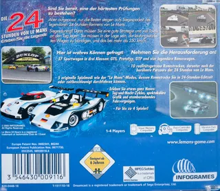 Test Drive Le Mans dos