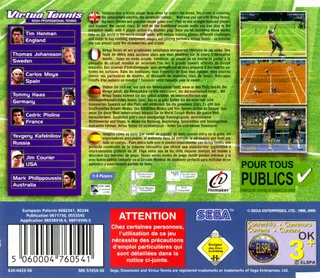 Virtua Tennis - Sega Professional Tennis dos