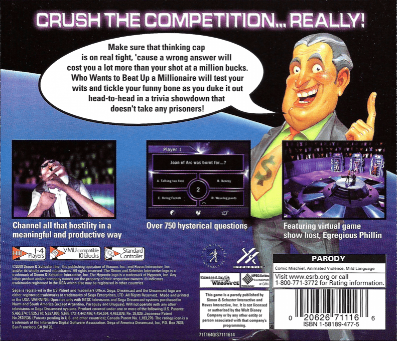 Who Wants to Beat Up a Millionaire - Dos
