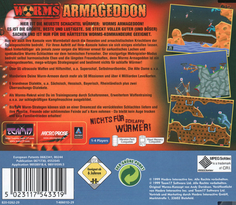 Worms Armageddon - Dos