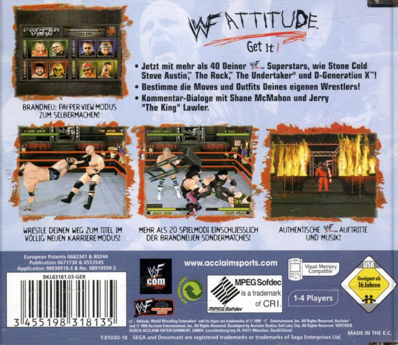 WWF Attitude - Dos