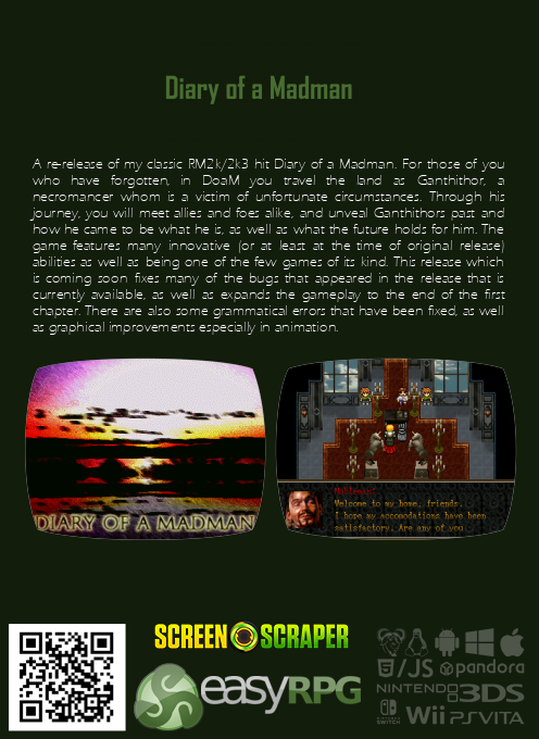 Diary of a Madman - Dos