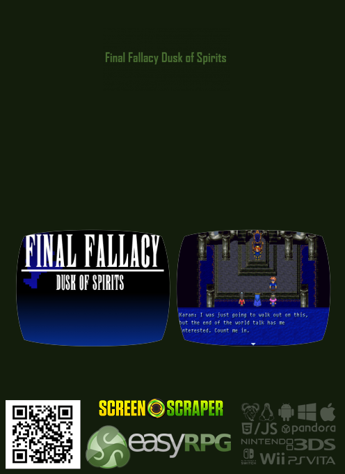 Final Fallacy Dusk of Spirits - Dos