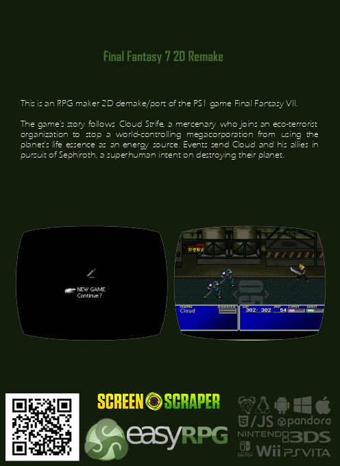 Final Fantasy 7 2D Remake dos