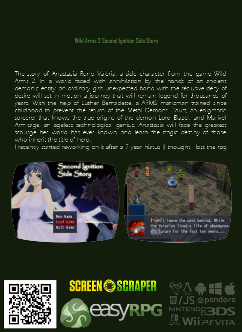 Wild Arms 2 Second Ignition Side Story - Dos