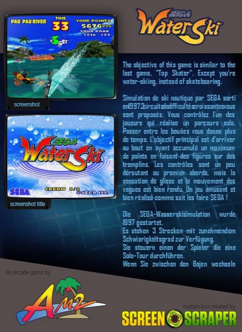Sega Water Ski - Dos